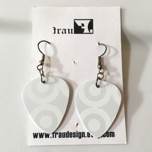 Upcycled Guitar Pick Earrings
